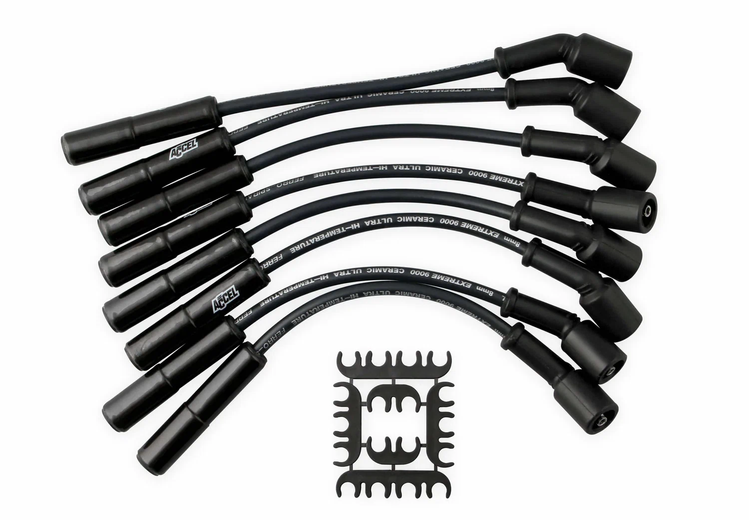 Spark Plug Wire Set -Extreme 9000 Black Ceramic Boot -GM 4.8_5.3_6.0_6.2L-9059CK